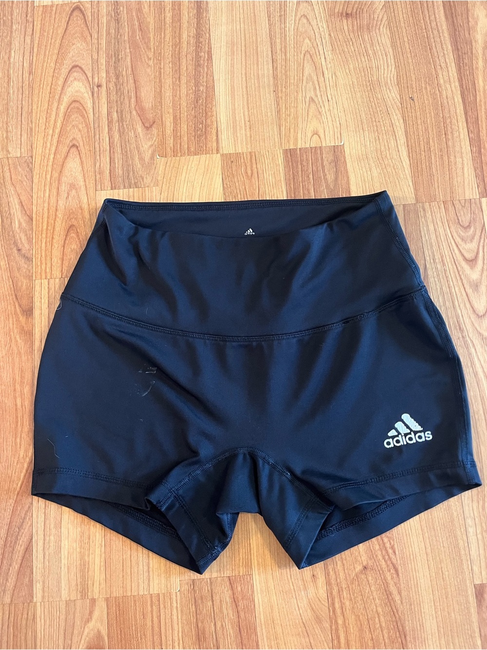adidas Black Women's Athletic Compression Shorts
